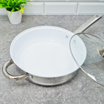 Набор посуды 4 предмета (2,9л, 3,9л, сотейник 3л, ковш 2л) нерж "Ester" Fanhoff (87346)