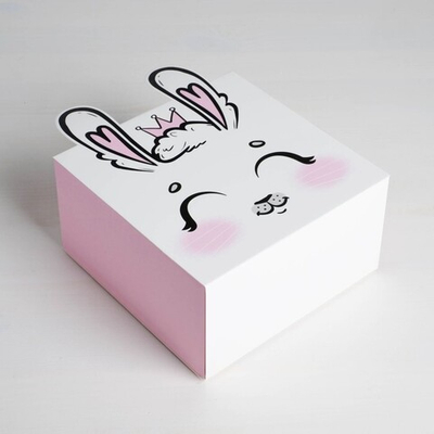 Коробка складная «Зайчик», 15 х 15 х 8 см