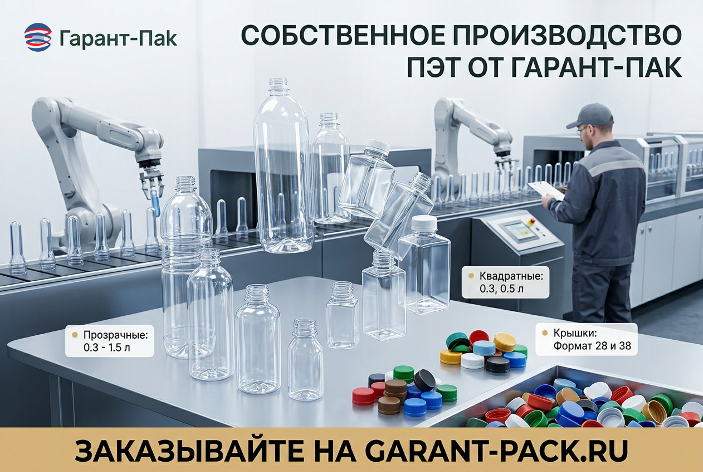 🏭 Ищете надежного поставщика ПЭТ-упаковки?