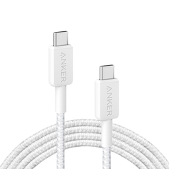 Кабель Anker Powerline 322 USB-C to USB-C 1.8м (A81F6H21) белый