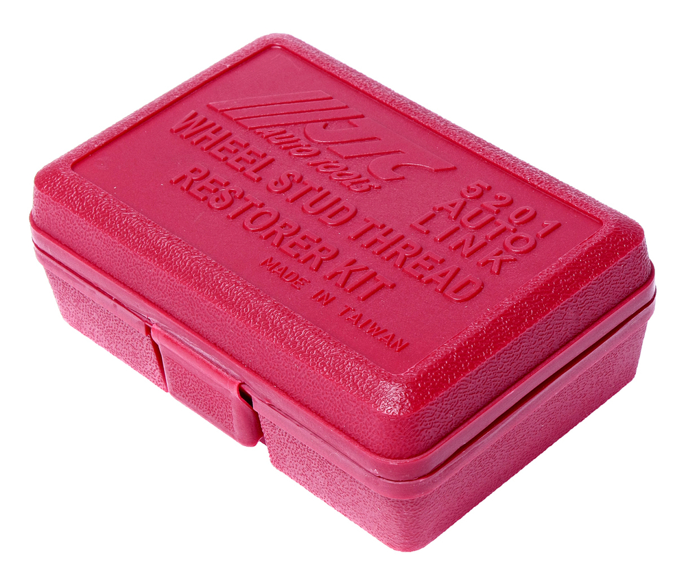 Набор инструментов для восстановления резьбы шпилек колес (М12х1.25, М12х1.5, М14х1.5) в кейсе JTC