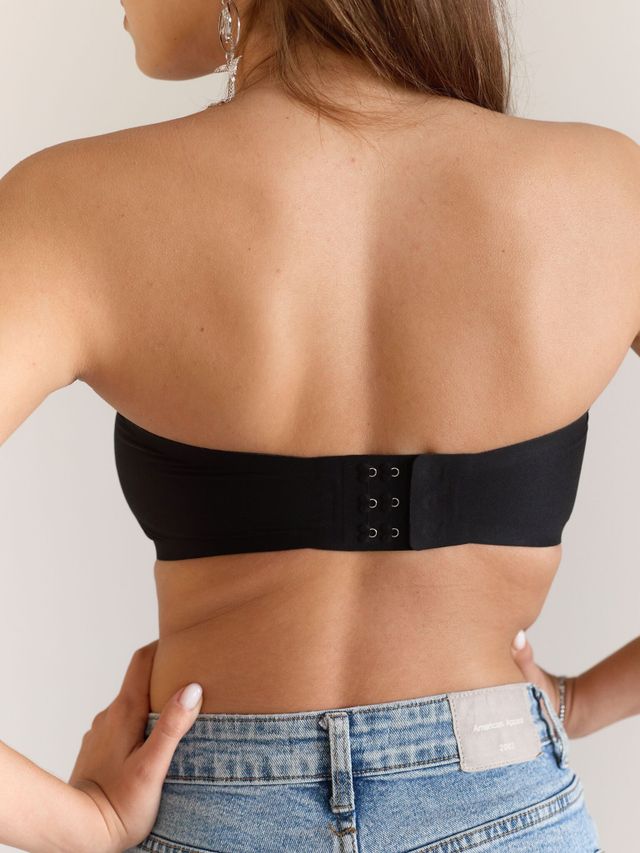 Бюстгальтер Бесшовный Бандо Черный