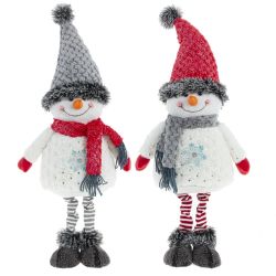 GAEM Игрушка набивная "Снеговик" (3xLR44), L22 W14 H61/42 см, 2в.