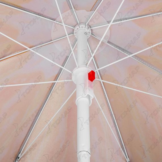 Зонт пляжный d 1,8м с наклоном Апельсин (19/22/170Т) (N-BU1907-180-О) NISUS