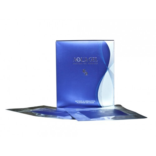La Sincere Антивозрастная маска для лица с содержанием платины- Aqua Gel Retinol & Germanium Platinum Gel Mask ,100 г*5 шт.