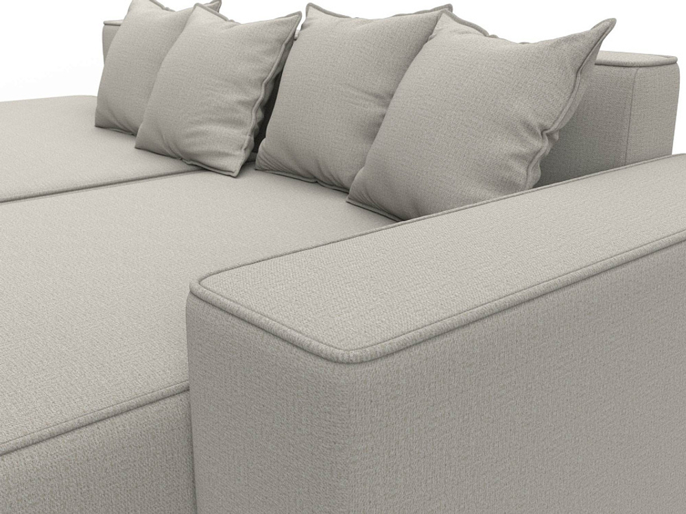 Диван угловой Лига-079 угол правый РОГОЖКА Амур 02 бежевый