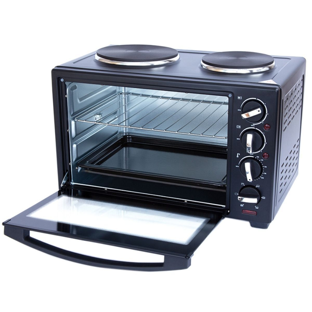 Духовка электрическая, Econ, ECO-GP3222MO, 32 л, 1600 Вт, чер, 13799