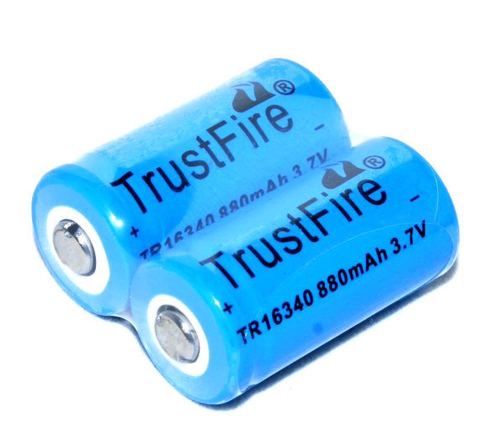 Литий-ионные аккумулятор TrustFere 16340 3.7v 880mA