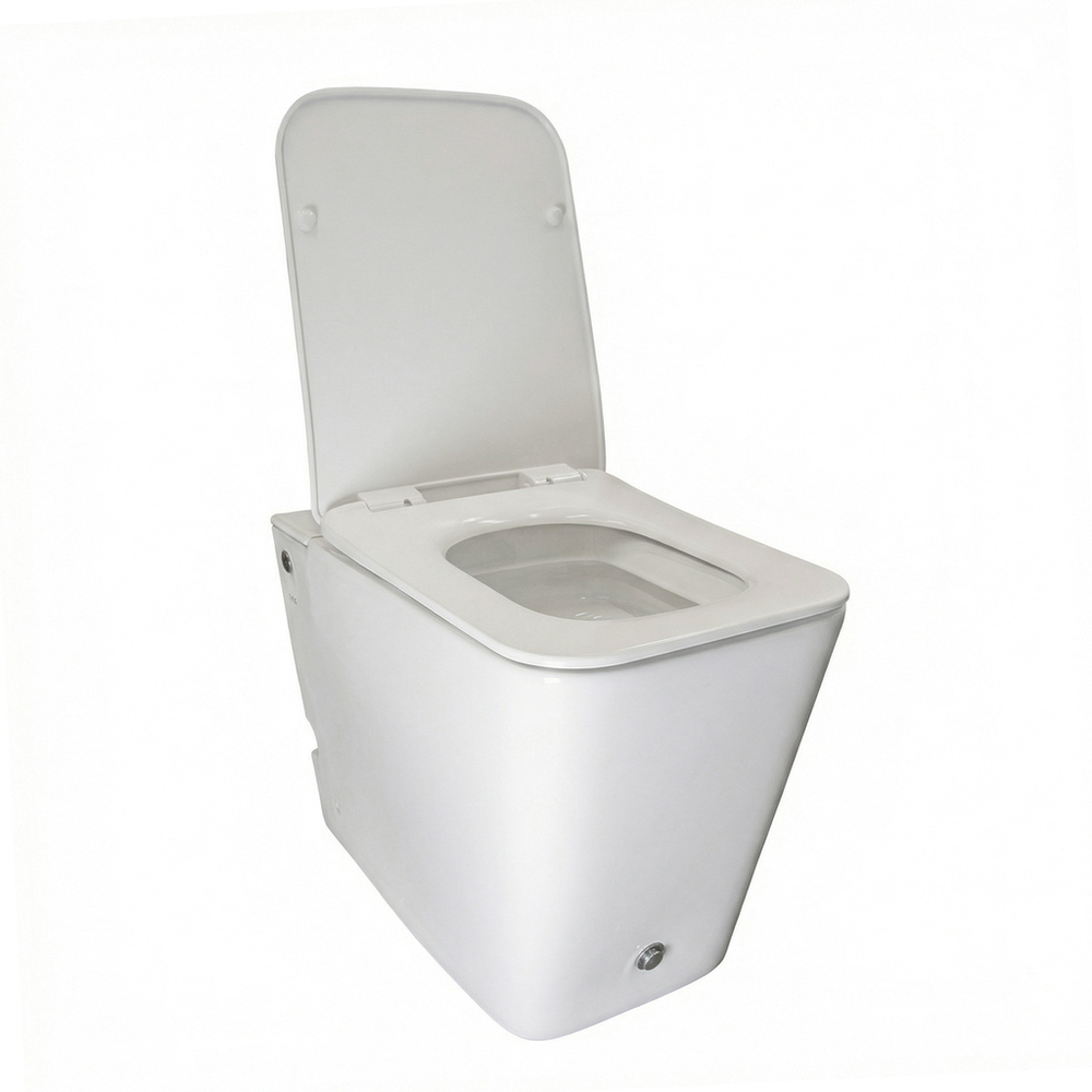 Унитаз приставной безободковый WAVE ТИТАН/TITAN импульсный, сид.дюро,м/л,быстр