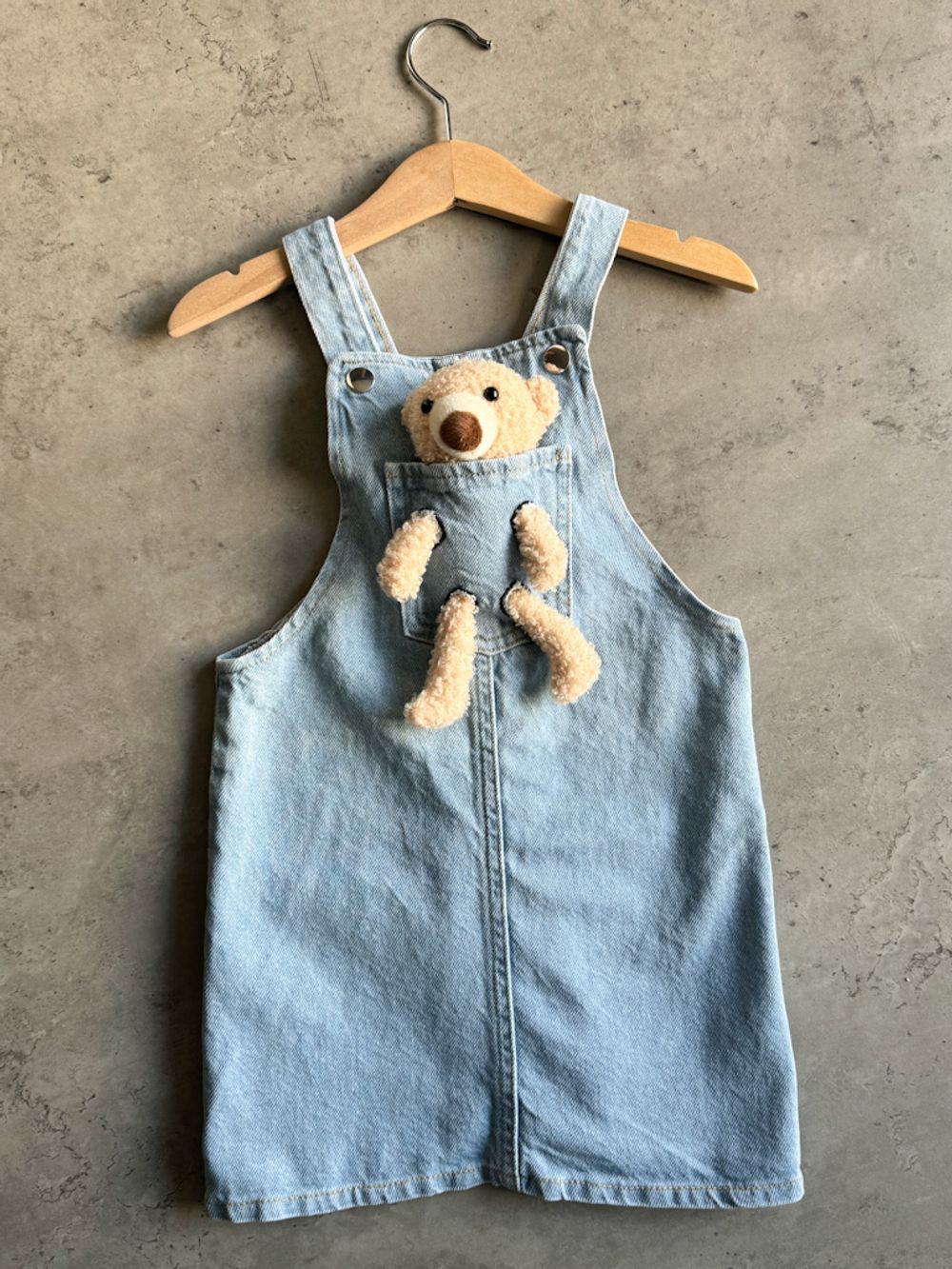 Новый джинсовый сарафан Zara, 104