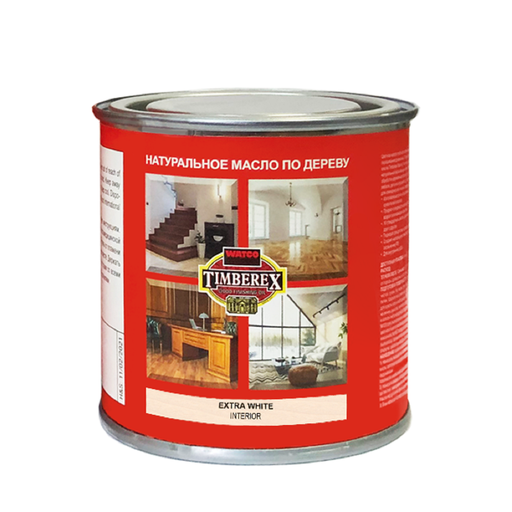 Масло Timberex Coloured Oil Extra White/Ослепительно белый PWR 248 1 л