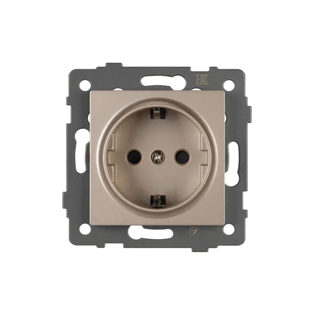 Механизм электрической розетки SCT-MEU1-PL-GD-V (250V, 16A) (Arlight, -) 049817