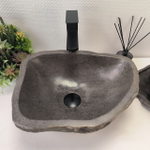 Раковина из речного камня RS-62803 (42*32*15) 55