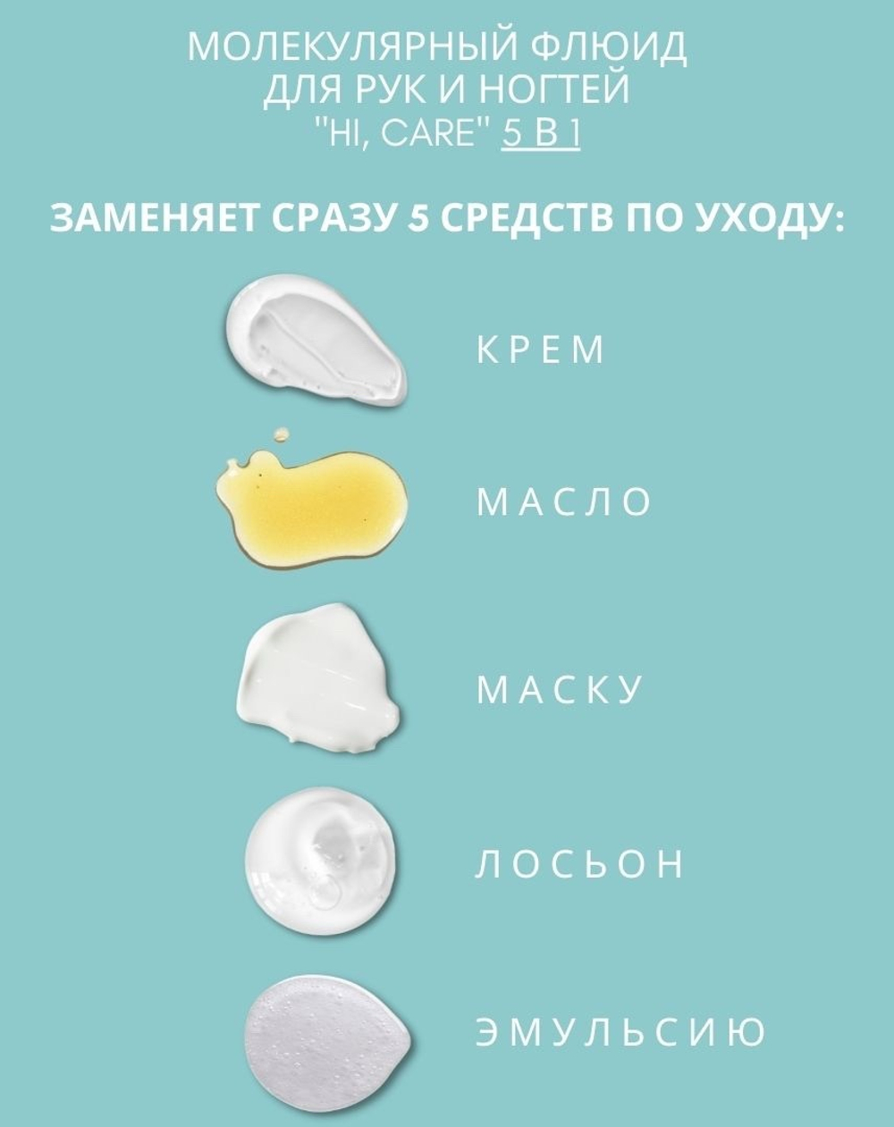Gel off Молекулярный флюид для рук с маслом макадамии и миндаля (увлажняющий) 150 мл с распылителем