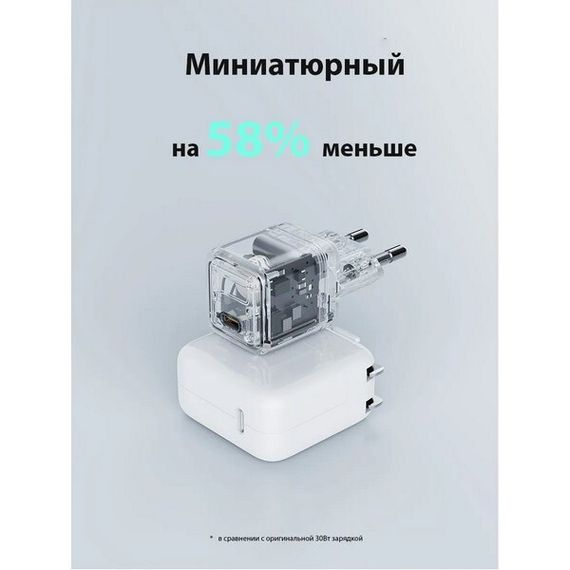 Cетевое зарядное устройство Aukey Comet Mini 30W (PA-C1) White