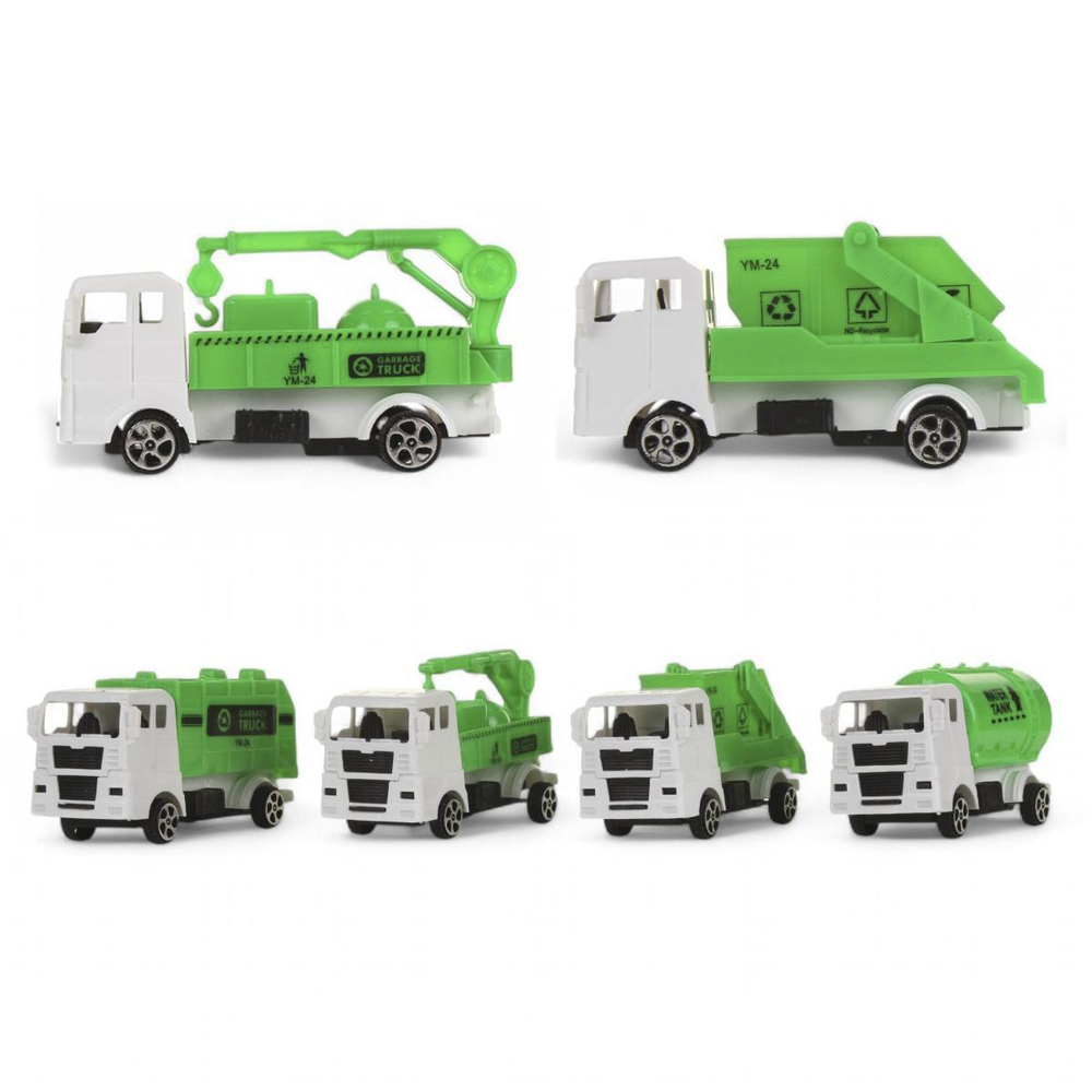 Набор машин 4шт, пакет YM-X24