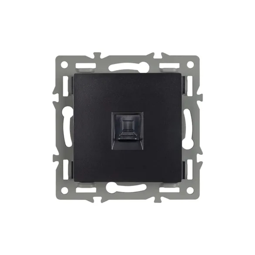 Механизм компьютерной розетки SCT-MPC1-PL-BK (RJ-45, CAT6) (Arlight, -) 045334