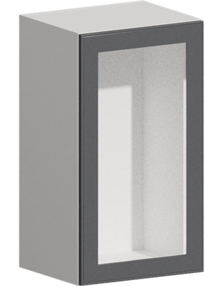 Кухня Модуль ШВС 400 Графит / Графит Софт