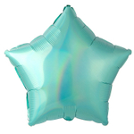 Шар фольгированный Звезда 46 см (Бирюзовый)