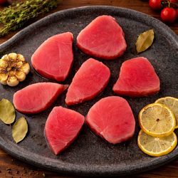 Тунец стейки, 500 г (замороженные)