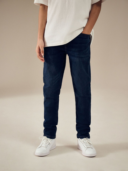 Джинсы стрейч для мальчика Next 221-892, Темно-синий