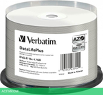 DVD-R диск Verbatim Wide Inkjet Printable (43744)