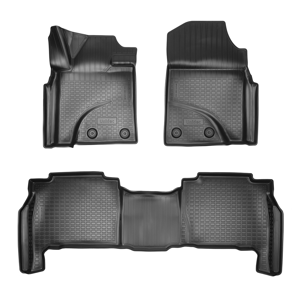 Ковры в салон Norplast/Unidec для Toyota LC-200 в кузове J20A (2012-2021)Полиуретан, арт.NPA11-C88-502