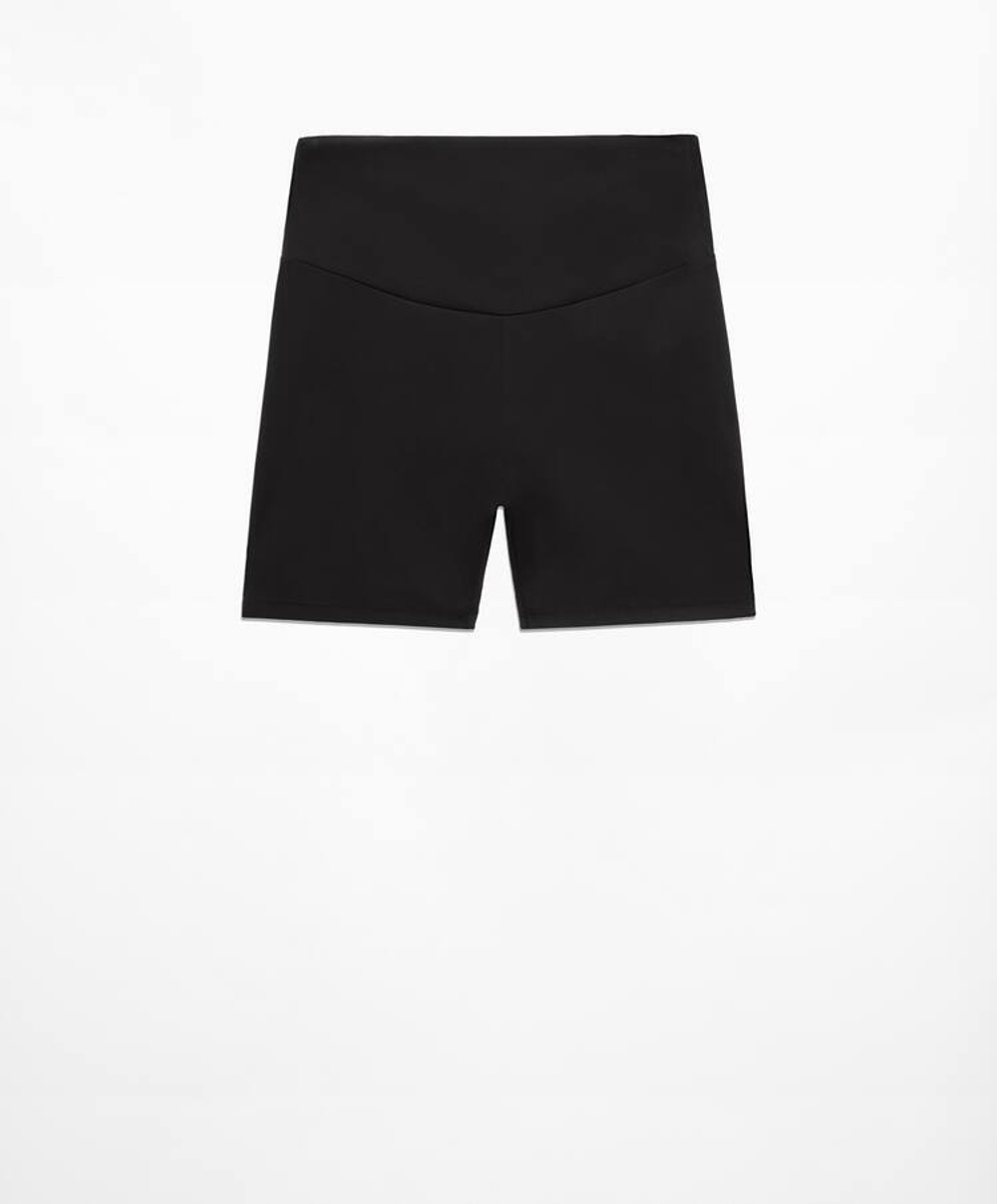 OYSHO Велосипедки Comfortlux с высокой посадкой длиной 10 см, черный