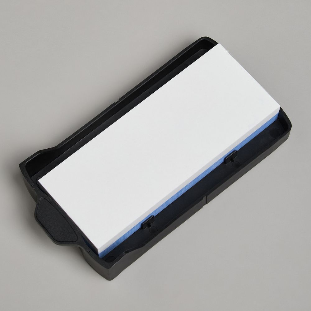 ПОДСТАВКА ДЛЯ НОЖЕЙ AGNESS С ТОЧИЛЬНЫМ КАМНЕМ 13,6*14,6*23 СМ