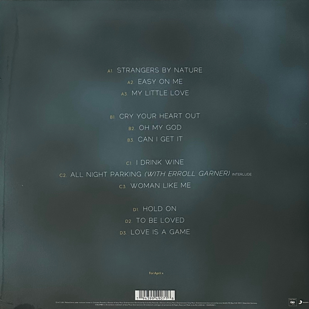 Adele- 30 2LP (Европа 2021г.) Clear