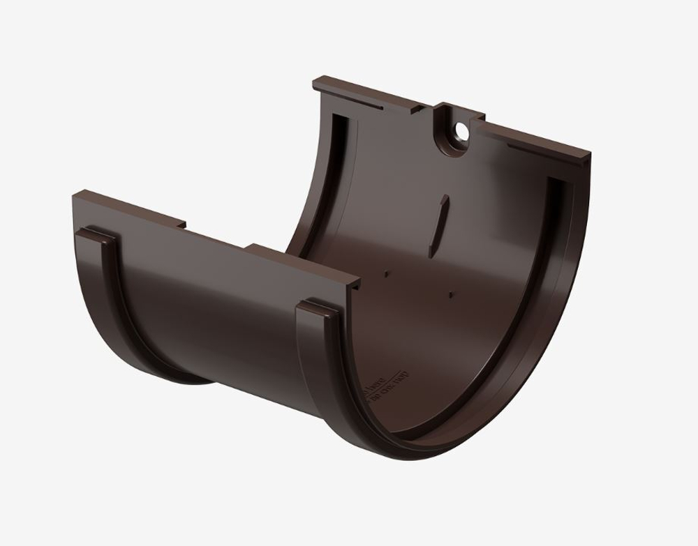 Docke STANDARD Соединитель желобов 120 мм (Темно-коричневый)