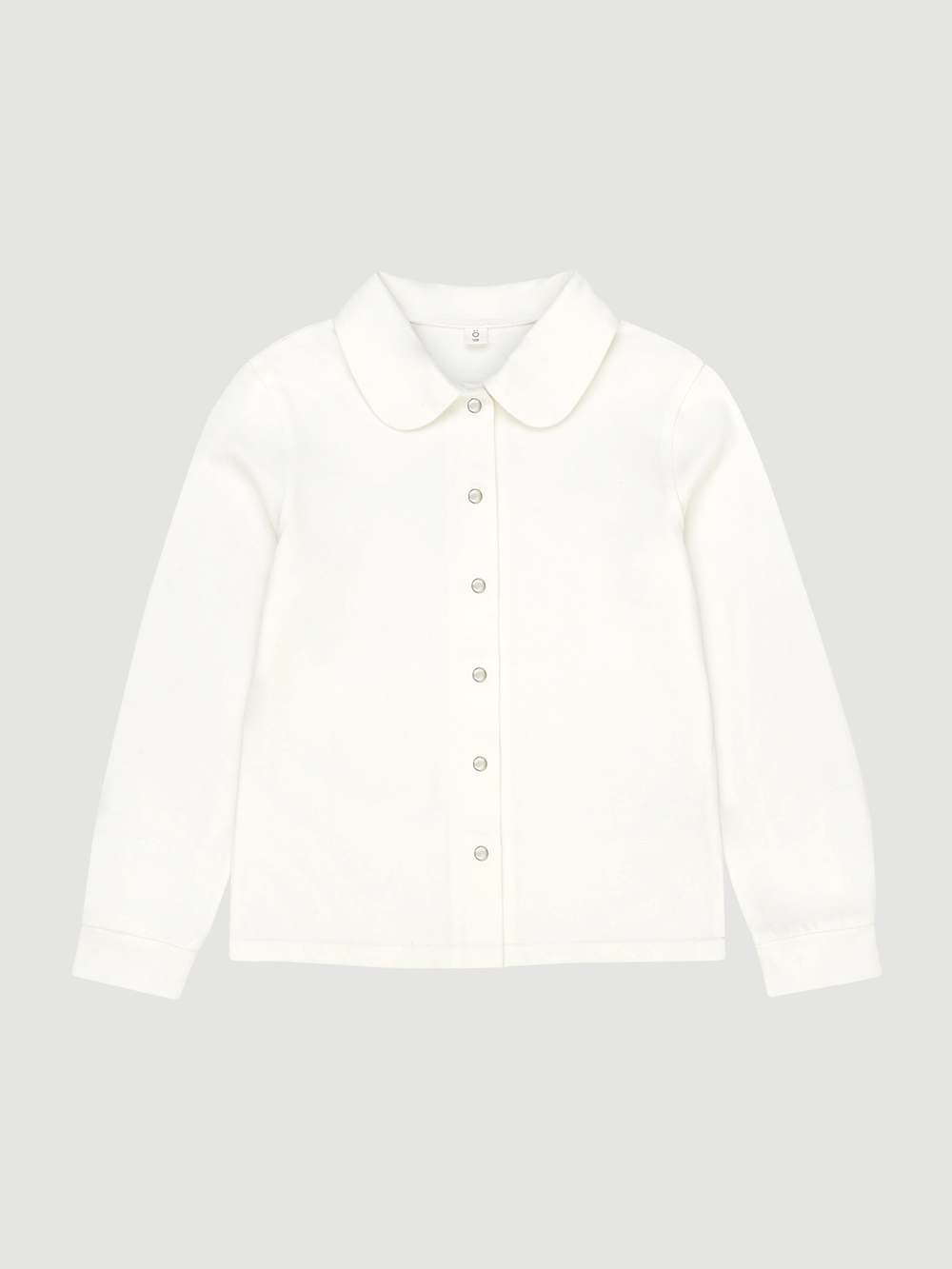 ПРЕДЗАКАЗ Рубашка с круглым воротником Mjölk Молочный