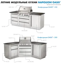 Соединительный элемент для формирования угла 45 градусов летней кухни, нержавеющая сталь, Ontario, KuhniGrill