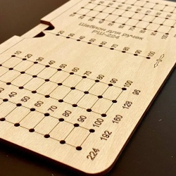 Мебельный шаблон для разметки ручек РШ-224