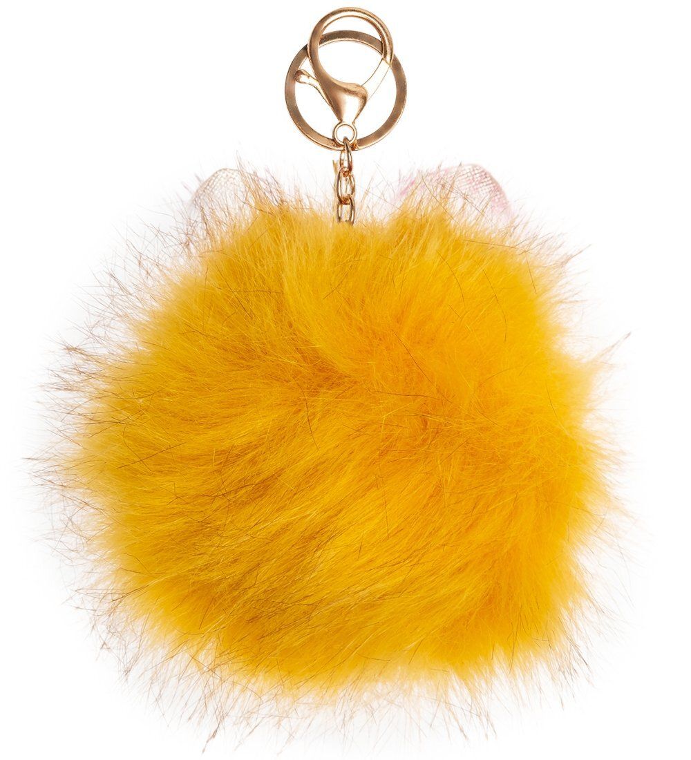 ЯЛ-13-40/ 7 Брелок «Совенок-пушистик» желтый