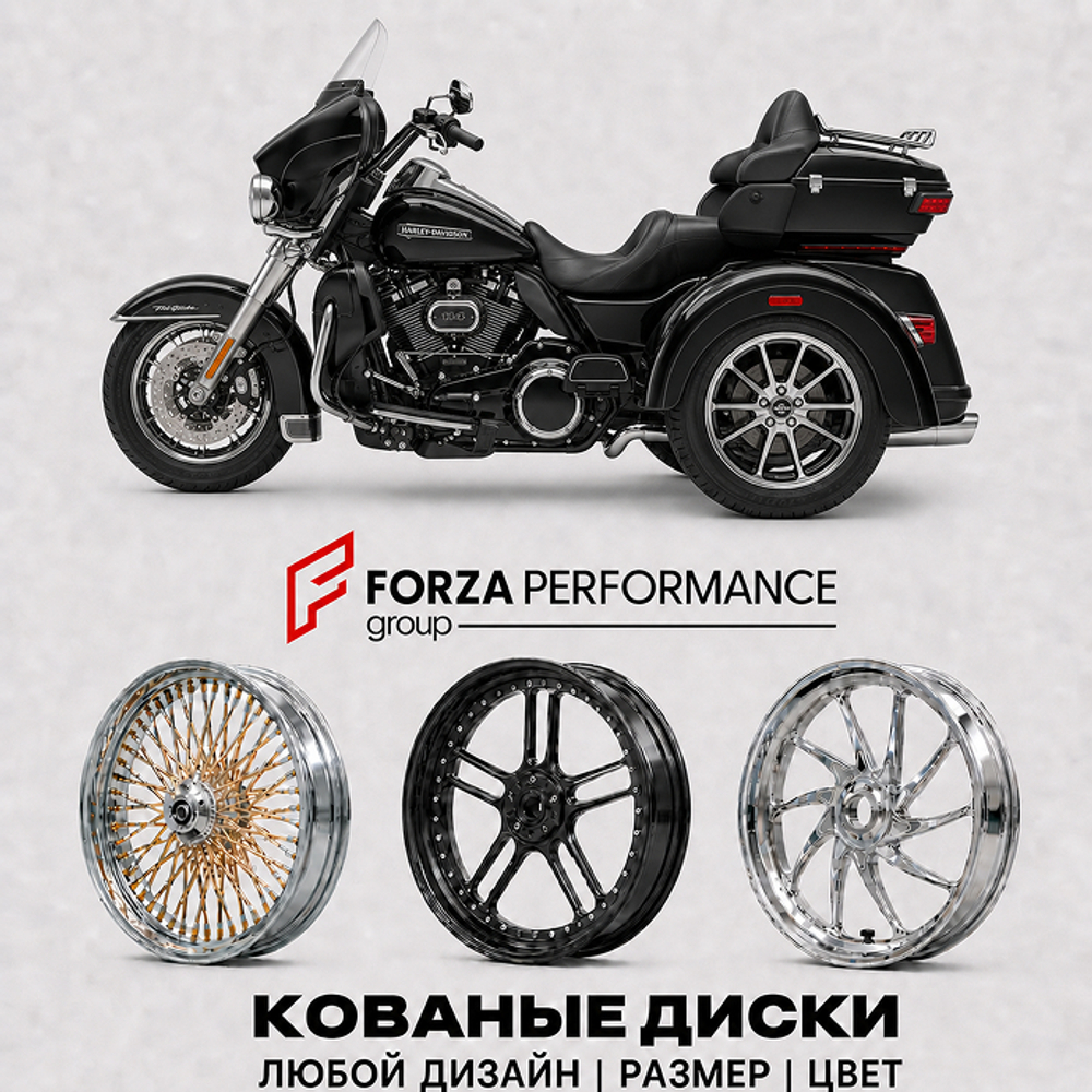 Кованые диски для Harley Davidson Trike
