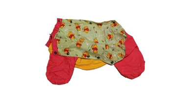 Комбинезон,  утепленный байкой 25 девочка (обхват груди 47 - 55)  желтый - розовый