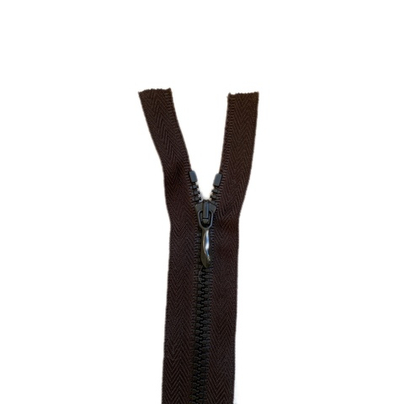 Застежка молния разъемная т-4 50 см темно-коричневый
