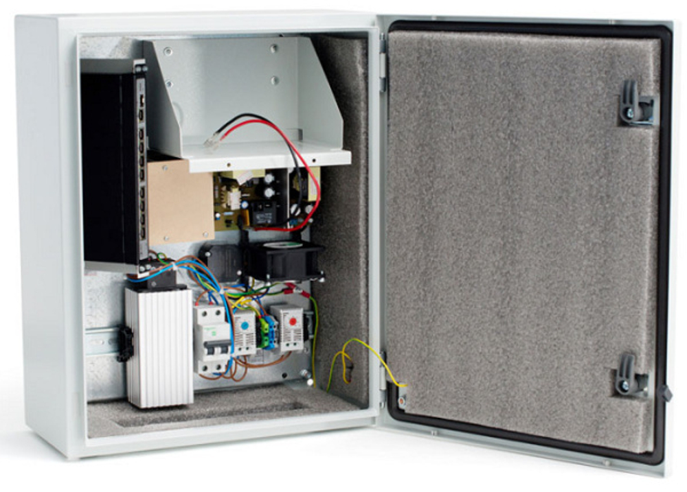 Коммутатор неуправляемый Бастион SKAT PoE-UPS-8E-1G-1S исп.5