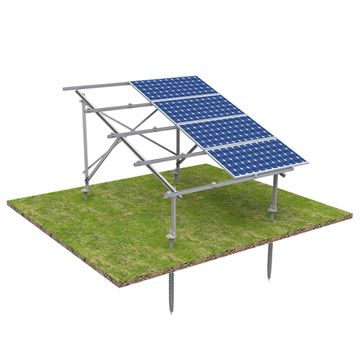 Комплект крепления солнечных батарей на землю, фото №836427621