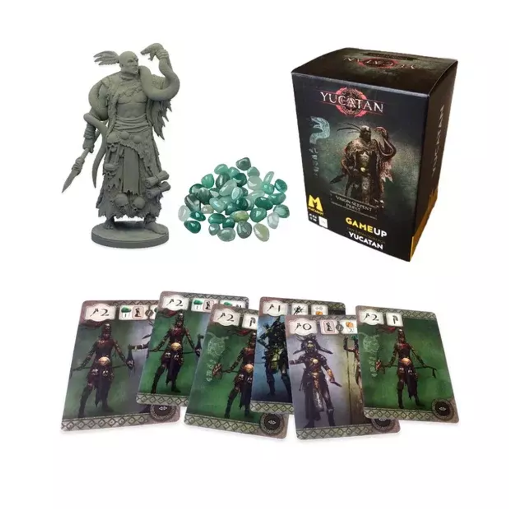 Набор из 4 минидополнений для игры Юкатан (Сколопендра, Змей видений, Булук Чабтан, Советники)