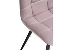 Стул на металлокаркасе Чилли К розовый / черный