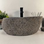 Раковина из речного камня RS-65256 45*32*16 0856