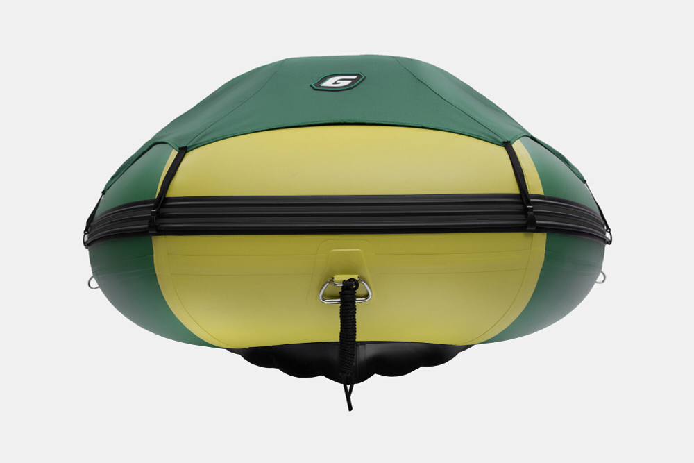 Надувная лодка GLADIATOR E420PRO зелено-оливковый