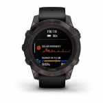 Умные часы Garmin Fenix 7 Pro Sapphire Solar, серый (Carbon Gray)