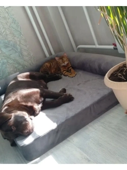 Лежанка для собак крупных пород 120 см