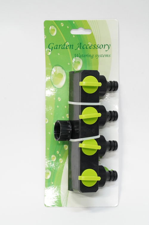 РАЗВЕТВИТЕЛЬ САДОВЫЙ HOSE WORLD 4 КАНАЛЬНЫЙ GE0026