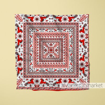 Платок с принтом 