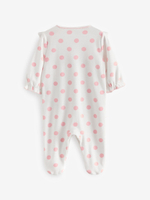 Комбинезон / Cлип для малышей Next B15-265, 3 шт., Розовый, Белый