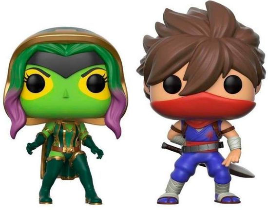 Фигурка Funko POP! Games Bobble Marvel vs. Capcom Gamora vs Strider 2PK 22776 / Фигурка Фанко ПОП! по мотивам файтинга "Marvel vs. Capcom", Гамора и Страйдер